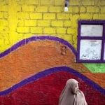 تصاویر؛ محله‌ای به رنگ رنگین‌کمان