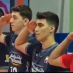 سلام نظامی تیم والیبال زیر ۱۶ سال ایران+عکس