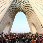 گزارش تصویری اجرای ارکستر سمفونیک تهران در برج آزادی