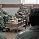 بازدید فرمانده کل ارتش از پایگاه‌ هوایی شهید لشگری