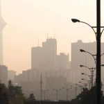 تنفس هوای آلوده در تهران با شاخص ۱۲۲