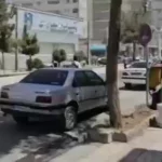 تصاویر اولیه از شروع درگیری در نزدیکی دادگستری زاهدان