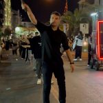 حضور نظرمحمدی سرمربی تیم داماش گیلان در شب تاسوعا