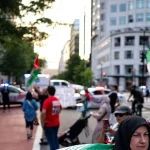 تصاویر؛ اهتزاز پرچم ایران در پایتخت آمریکا