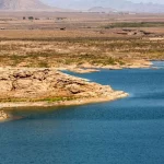 تصاویر؛ بحران آب در قم؛ سد ۱۵ خرداد تقریباً خالی شد