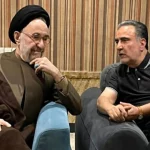 دیدار سیدمحمد خاتمی و ابطحی با مصطفی تاجزاده